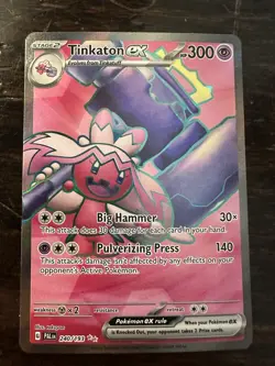 Pokemon TCG Tinkaton EX-262/193-PALDEA Evolved - Image 1