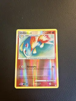 Pokemon TCG Quilava Mysterious Treasures 60 Reverse Holo Uncommon - Image 1