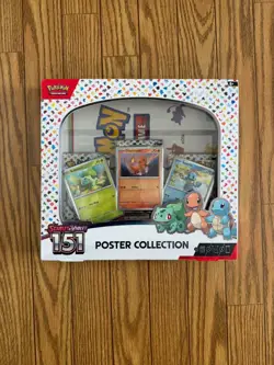 Nintendo Pokemon TCG Scarlet & Violet - 151 Poster Collection Box - 3 Packs 820650853166 - Image 1