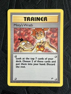 Pokemon TCG Misty's Wrath 114/132 Gym Heroes Regular (English) - NM - Image 3