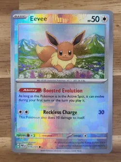 Pokemon TCG - S&V - Prismatic Evolutions - Eevee 074/131 - Poke Ball Holo - NM - Image 1