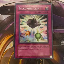 Yu-Gi-Oh! Beckoning Light TU02-EN005 Near Mint Super Rare Turbo Pack 2 - Image 1