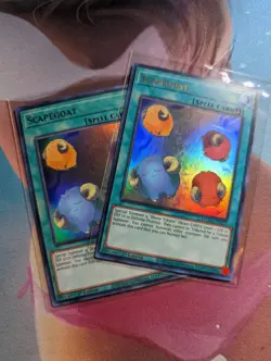 2x Yu-Gi-Oh! TCG Scapegoat Magnificent Mavens MAMA-EN077 1st Edition Ultra Rare - Image 1