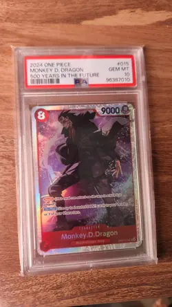 2024 One Piece Monkey D. Dragon Special Cards #OP07-015 PSA 10 - Image 1