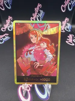 DON!! Nami GOLD EB03 Japanese ONE PIECE Card Heroines Edition -NM - Image 1