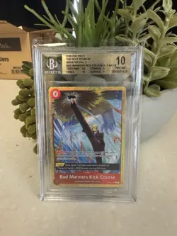 Bad Manners Kick Course - Alt Art Rare - BGS Pristine 10 💎 | One Piece TCG - Image 1