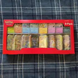 PokemonTCG Prismatic Evolutions Costco 8 Mini-Tin Bundle w Promo Cards (In Hand) - Image 1