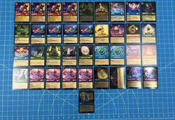 Lot of 37 Disney Lorcana TCG Cards- Legendary, Super Rare, Rare, Foils NM - Image 1