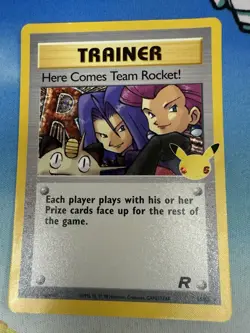 Here Comes Team Rocket! 15/82 Celebrations Classic Collection Pokemon Card - Image 1