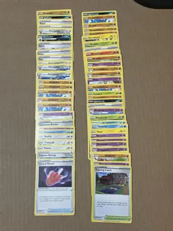 Pokemon Rebel Clash 2020 Bulk Lot 55 Cards - Image 1