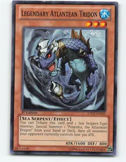 Legendary Atlantean Tridon #LTGY-EN033 1st Edition Yugioh Card - Image 1
