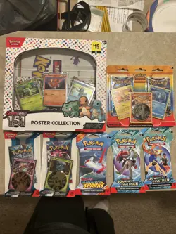 Pokemon TCG Scarlet & Violet, 151 Poster Collection Box, New Sealed, 10 Boosters - Image 1