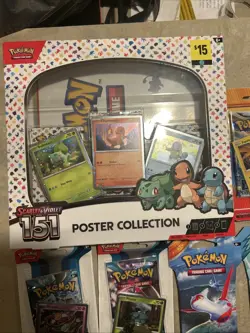 Pokemon TCG Scarlet & Violet, 151 Poster Collection Box, New Sealed, 10 Boosters - Image 2