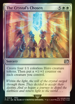MTG The Crystal's Chosen Foil ** Final Fantasy ** English - Image 1