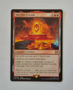The Fire Crystal - Final Fantasy MTG - Near Mint NM - FIN 135 - Image 1