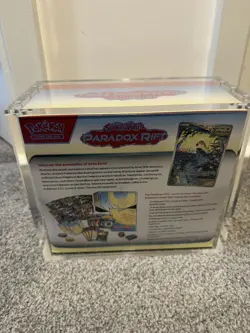 Pokemon TCG Paradox Rift Pokemon Centre ETB Roaring Moon New with acrylic case - Image 2