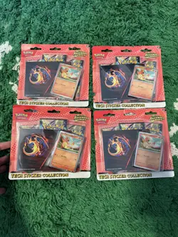 Pokemon TCG Mega Evolution Ascended Heroes Tech Sticker Collection (LOT OF 4) - Image 1