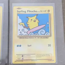 POKEMON TCG FLYING PIKACHU 110/108 & SURFING PIKACHU 111/108 2016 EVOLUTIONS - Image 3