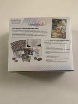 Pokemon Prismatic Evolutions Pokemon Center PC ETB Sealed with protective case - Image 4