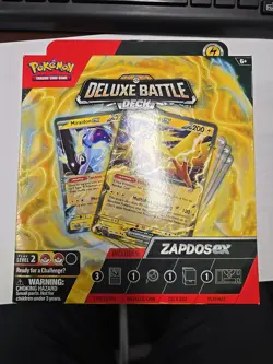 Pokemon TCG: Zapdos ex - Deluxe Battle Deck - Brand New Sealed - Image 1