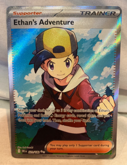 2025 Pokemon SV Destined Rivals DRI EN Ethan's Adventure #221/182 NM - Image 1
