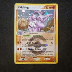 Nidoking Reverse Holo 8/112 EX Fire Red & Leaf Green Pokemon TCG - VLP - Image 1