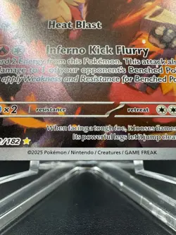 🔥 Pokemon TCG - Blaziken 192/182 - Scarlet & Violet: Destined Rivals - NM - Image 5