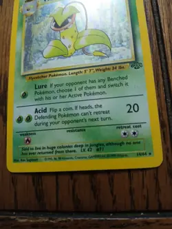 1999 Pokemon Victreebel Jungle Holo 14/64 - Image 4