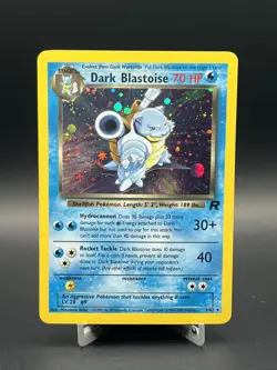 Pokemon TCG Dark Blastoise 3/82 Team Rocket Unlimited Holo NM - Image 1