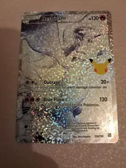 Reshiram 113/114 Pokemon Celebrations Boosterfrisch Pokemon TCG Near Mint En - Image 1