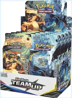 Pokemon TCG Team Up Theme Deck Bundle | Blastoise & Charizard Sun & Moon Sealed - Image 1