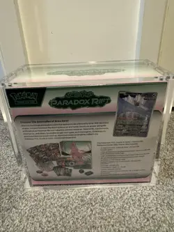 Paradox Rift - Pokemon Center ETB - [Iron Valiant]-sealed with acrylic case - Image 2