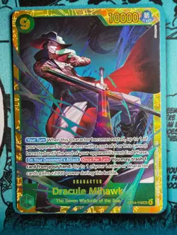 One Piece TCG-Dracule Mihawk OP14-119 SEC-The Azure Sea's Seven-NM - Image 1
