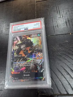 One Piece Brook (Alt Art) EB01-046 PSA 10 Extra Booster Memorial Collection - Image 1