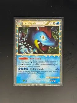 Pokemon TCG Feraligatr HGSS07 Black Star Promo Prime Holo - Image 1