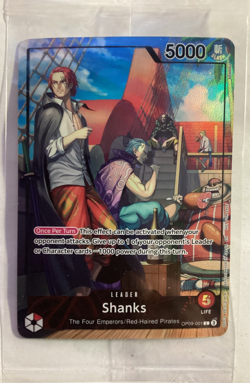 Sealed Shanks 2025 PSA Magazine Promo OP09-001 One Piece Promotion Cards Foil - Image 1