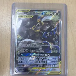 Pokemon Lucario & Melmetal GX SM192 TAG TEAM Promo Holo Card SM12 - Image 1