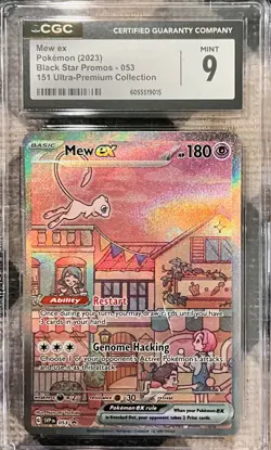 Mew ex 053 Sv: Scarlet & Violet Promo Cards Holo Mint 9 BEAUTIFUL - Image 1