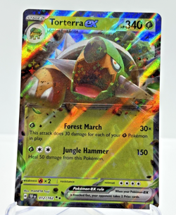 Pokemon TCG - Torterra EX, 12/162, Temporal Forces, Holo Rare, NEAR MINT - Image 1