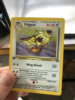 Pidgeot 8/64 Rare Jungle Holo 1st Edition Pokemon - Image 2