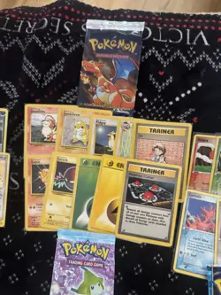 LOT OF 72 & EMPTY PACKS POKEMON VINTAGE ENGLISH EX COMMONS, UNCOMMONS, RARES NM - Image 3