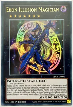 LDS3-EN091 Ebon Illusion Magician - Ultra Rare 1st Edition Lightly Played YuGiOh - Image 1