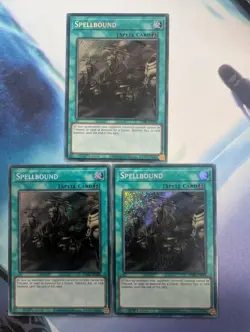 YuGiOh! Spellbound DABL-EN000 Secret Rare x3 PLAYSET 1st Ed - Image 1