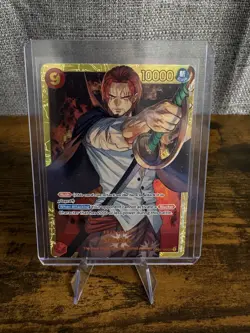 ENG One Piece CCG - Shanks (OP01-120) SEC NM/M Pack Fresh - Image 1