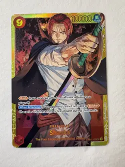 ENG One Piece CCG - Shanks (OP01-120) SEC NM/M Pack Fresh - Image 2