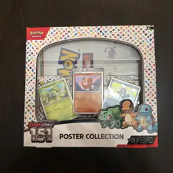 Nintendo Pokemon TCG Scarlet & Violet 151 Poster Collection Box - 3 Packs New🍃 820650853166 - Image 1