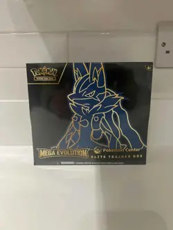 Mega Evolution Pokemon Center Elite Trainer Box SET Lucario & Gardevoir Sealed - Image 2