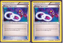 2x GENGAR SPIRIT LINK 95/119- XY Phantom Forces Pokemon Card-Uncommon TRAINER NM - Image 1