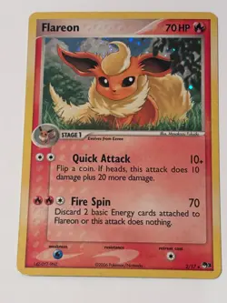 Flareon Holo Pop Series 3 2/17 Pokemon TCG Rare MP - Image 1