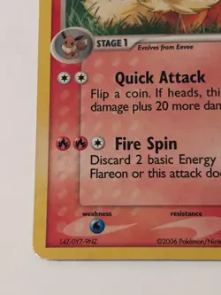 Flareon Holo Pop Series 3 2/17 Pokemon TCG Rare MP - Image 5